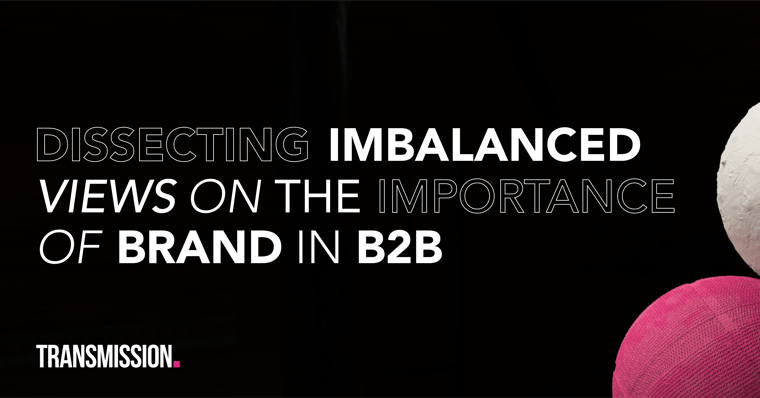 Dissecting imbalanced views on the importance of brand in B2B