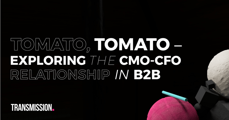 Tomato, Tomato – Exploring the CMO-CFO relationship in B2B