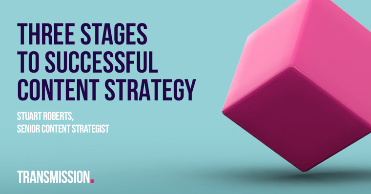Three stages to successful B2B content strategy