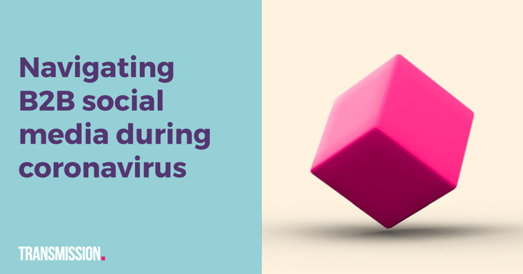 Delivering B2B social media services during coronavirus